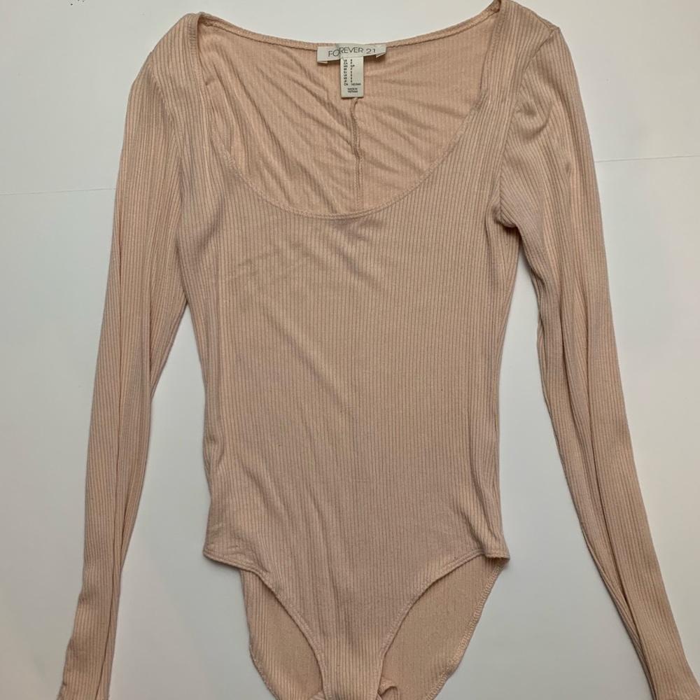 Light pink body suit